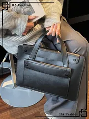 バッグ レディース クラッチバッグ 大容量レトロクラッチバッグ&ファッションブリーフケース(小さなポーチ付き)