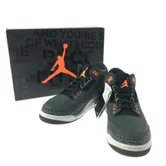 【中古美品】 NIKE ナイキ AIR JORDAN 3 RETRO FEAR CT8532-080 エアジョーダン3 レトロ スニーカー 靴 【160-260424-rt-06-tagh】