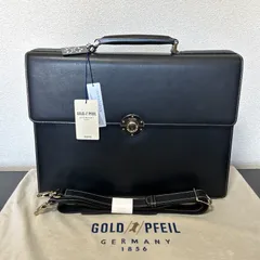 【新品タグ付き】GOLD PFEIL ゴールドファイル 〔オックスフォード〕A4サイズ ブリーフケース 定価143000円のサムネイル