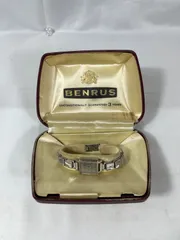 BENRUS ベンラス　20 MICRON GOLD　ELECTROPLATE BEZEL　10K.RG.P BACK　Bambi　腕時計　手巻き時計　時計　ファッション　レディーズ　婦人　アンティーク　ビンテージ　ヴィンテージ　昭和レトロ　昭和　レトロのサムネイル