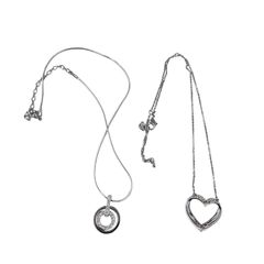 プ*ー様 シルバー ハートネックレス K18金リング セット - メルカリ