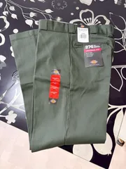 【新品・タグ付】Dickies 874 ワークパンツ W32×L32  オリーブグリーン【訳あり特価】