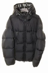 モンクレール MONCLER 19AW MONTCLA BLACK SIZE 1 モンクラ ダウン ジャケット ロゴ フーディ ブラック 【ブランド古着ベクトル】【中古】■260424のサムネイル