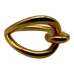 エルメス HERMES ジャンボ スカーフリング ゴールド メタル アクセサリー