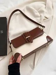 バッグ レディース ハンドルバッグ レディースショルダーバッグレザー ハンドバッグ カラーブロック ファッションコーディネート 通勤デート カジュアル通勤 ボディバッグ