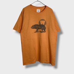 00s drunkmunky プリント Tシャツ XXL ビッグサイズ からし色 - メルカリ