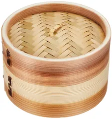 【在庫セール】パール金属 中華 せいろ 15cm 蒸し器 蒸し 野菜 しゅうまい 小籠包 天然木 天然竹 和の里 H-5712
