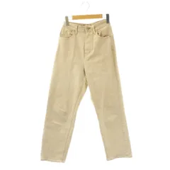 ヤヌーク YANUK COLLEEN ワイドパンツ デニムパンツ ジーンズ テーパード 24 ベージュ /ES ■GY06