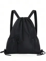 バッグ メンズ バックパック メンズ ファッショナブルでミニマリストなチェストバッグ、多用途ブラック色ジッパー付き小型バックパック、スポーツ&レジャースリングバッグ、スリングクロスボディバッグ、スリングバッグ、ウエ