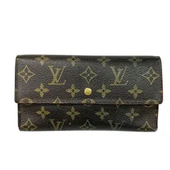 LOUIS VUITTON(ルイヴィトン) 長財布 モノグラム ポルトトレゾールインターナショナル M61215 - 内部ホックゆるい