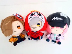 3点セット だるまいずごっど・ありさか・nqrse もちどる ぬいぐるみ 大