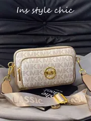 バッグ レディース ショルダーバッグ 新作ファッション クラシック 万能 無地 PU 防水素材、レトロ メタル アニマルロゴ デザイン ショルダーバッグ/スクエアバッグ、オールオーバー レター プリント装飾 マルチ