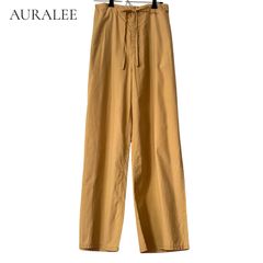 限定値下げ　AURALEE フィンクスチノワイドタックパンツ AURALEE フィンクスチノワイドタックパンツ - メルカリ