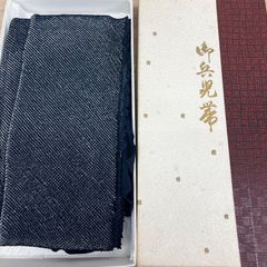 新品 未使用 手織りつづれ 懐紙入れ ふくさばさみ 茶道具 男性用 付属