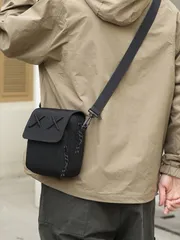 バッグ メンズ ショルダーパック メンズファッションカジュアル大容量マルチコンパートメントショルダーバッグ ストリートウェア スマホバッグ、バレンタインギフト、バレンタインデー