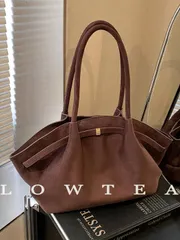 バッグ レディース トートバッグ 1個 無地フロスト加工レザーショルダーバッグ レディース用、ビンテージファッション大容量ハンドバッグ 二つ持ち手、スナップ式クロージャー デザイン、旅行、ショッピング、デートに適し