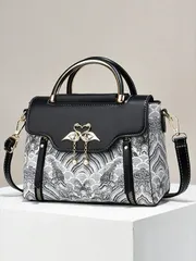 バッグ レディース ショルダーバッグ ファッショナブル レディースレターカラーブロック ショルダーバッグトートハンドバッグ