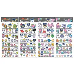 たまごっち 4size STICKER シール ステッカー デコ スマホ トレカ キャラクター かわいい 4サイズステッカー カミオジャパン 正規品