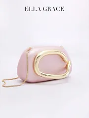 バッグ レディース ドレスバッグ 真珠色ピンクのPUレザークラッチ - バレンタインデーに最適、快適でファッショナブル、スタイリッシュなハンドバッグ、パーソナライズされたギフトの選択、2025年アクセサリー、様々な