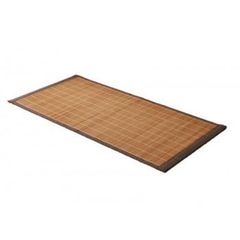 籐製 玄関マット/キッチンマット 【約138×84cm】ひんやり 自然素材