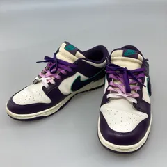 【中古品】 NIKE ナイキ DQ7683-100 DUNK LOW RETRO CHENILLE SWOOSH GRAND PURPLE スニーカー 本体のみ 【160-260424-WA-03-iwa】