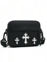 バッグ メンズ ショルダーパック 斜めがけショルダーバッグ、メンズファッション シンプルな無地ミニクロスボディバッグ、カジュアル デイリー 多用途 軽量 ナイロン 撥水 メッセンジャーバッグ、サイクリングバッグ プ