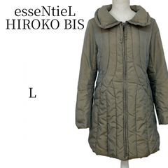 ellesse フォックスファー付きダークパープル ダウン ロング コート