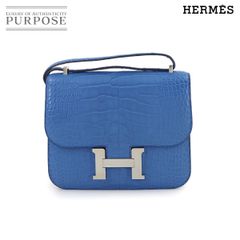 エルメス HERMES コンスタンス クロコ U刻 2022年製 アリゲーター