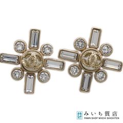 ☆CHANEL ラインストーン ピアス B20S 2020 CHANEL ラインストーン