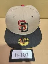 【在庫処分】【送料無料 (沖縄・離島以外)】New Era 59FIFTY SD パドレス キャップ 2トーン カーキ×ブラック 7 1/4【h-101】