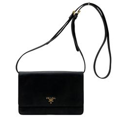 PRADA サフィアーノ ヴェルニ スマホショルダーバッグ - メルカリ