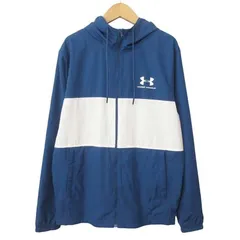 アンダーアーマー UNDER ARMOUR UAスポーツスタイル ウィンドジャケット 1329297 ウインドブレーカー パーカー ポリエステル L ダークブルー
