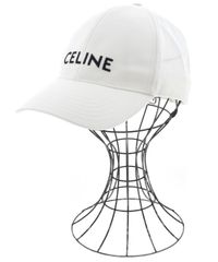 新品】 CELINE ホワイト ベースボールキャップ - メルカリ