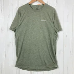 ✉️Men's S グリーン系 2015 Patagonia ( パタゴニア ) ショートスリーブ ナイン トレイルズ シャツ Short-Sleeved Nine Trails Shirt ポリエステル ウェア トップス インナー シャツ