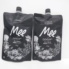B1690 Amaze Price アメイズプラス Mee color 洗って染める新感覚シャンプー ダークブラウン 350g 2点セット