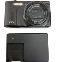 動作確認済】RICOH CX4 ブラック フラッシュOK オールドコンデジ