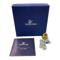 Swarovski クリスタル ベア ひまわり フィギュア - メルカリ
