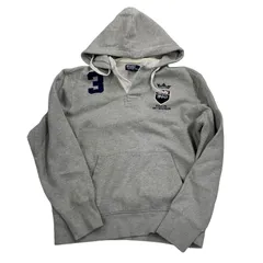180053 現状品 POLO RALPH LAUREN ポロ・ラルフローレン 90s ワッペン　フーディ メンズ
