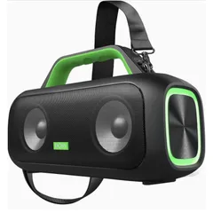 【 新品 未開封 】DOSS Extreme Boom S Bluetoothスピーカー 光る ポータブルスピーカー ワイヤレス 60W大音量 IPX6防水 25時間再生 重低音強化 バッテリー機能搭載 USB-C充電 (グリーン)のサムネイル