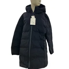 186001 新品未使用 UNIQLO +J ユニクロ シームレスダウンショートコート WOMEN M 212-409124  XL ブラック レディース