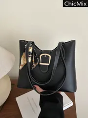 バッグ レディース トートバッグ スカーフ柄 PUショルダートートバッグ、大容量、軽量で多用途、通勤に適しています