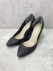 LiBERTYDOLL リバティードール 8cmヒール パンプス ラメ 結婚式 パーティーsizeL(24.0cm相当)/ブラックグリッター ■■ レディース