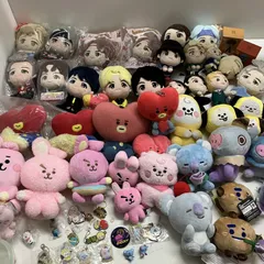 ◆BTS 防弾少年団 約65点 まとめ商品 Tiny TAN BT21 ぬいぐるみ マスコット キーホルダー など 現状品