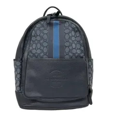 コーチ メンズ COACH レザー ヴァーシティー バックパック リュック 