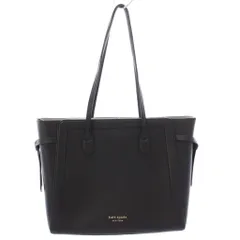 ケイトスペード KATE SPADE Knott Large Tote トートバッグ ショルダーバッグ カウレザー 牛革 A4 黒 ブラック /TK