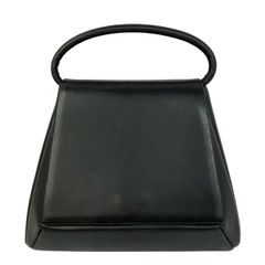 Sybilla シビラ ベージュ ボックス型 ハンドバッグ レザー 立体カット 