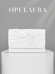 バッグ レディース ドレスバッグ エレガントなツイストデザイン レザーパーティークラッチ、ミニマリストなハイエンドの女性用封筒型ハンドバッグ、パーティーガールや淑女、花嫁に最適、パーティー、結婚式、晩餐会、ディナー