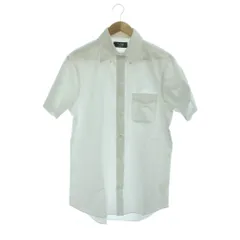 メーカーズシャツ カマクラ MAKER'S SHIRT 鎌倉 シャツ L 白 半袖 ボタンダウンカラー 無地 /JP