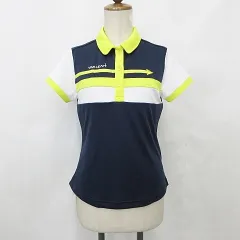 ビバハート VIVA HEART ゴルフ スポーツウエア シャツ ポロシャツ 半袖 速乾 紺 白 黄 ネイビー ホワイト イエロー 40