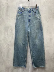 AZUL BY MOUSSY アズールバイマウジー コットン100% ハイウエスト ワイド デニムパンツ sizeL/ブルー  ■◇ レディース